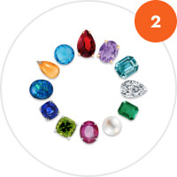 step-2 Gemstone Selection